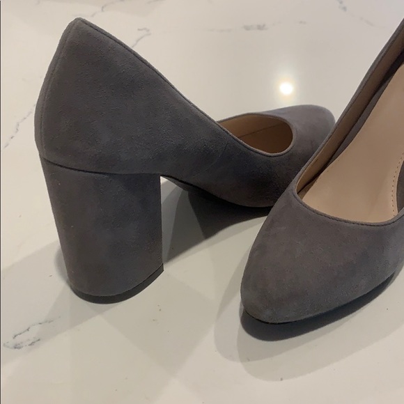 Cole Haan Gray Suede Pumps - Picture 4 of 4